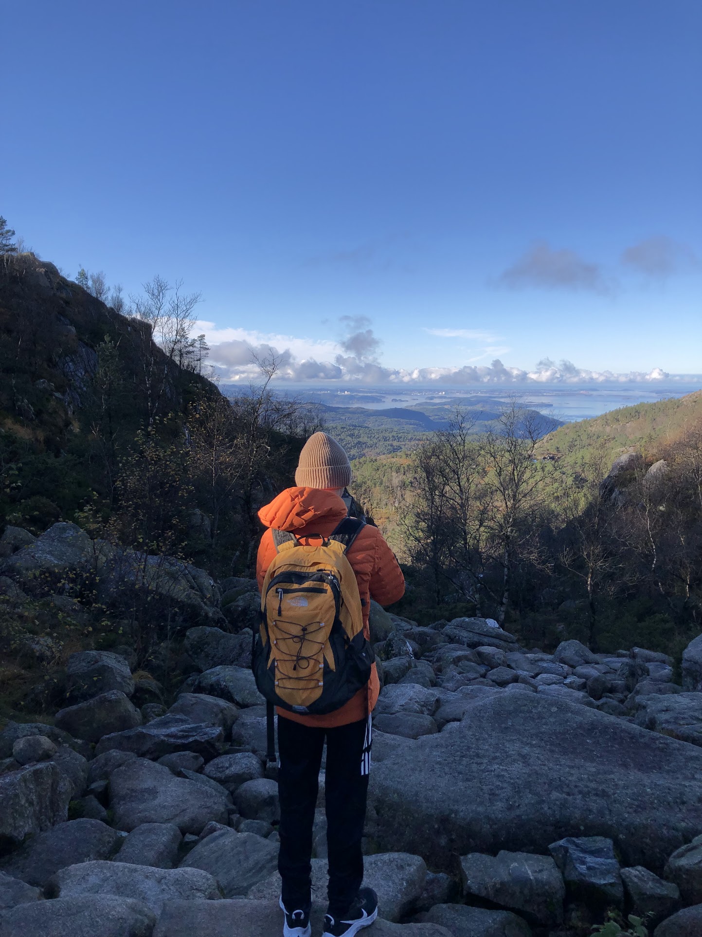 Vandretur til Preikestolen i Norge med min familie - Norge